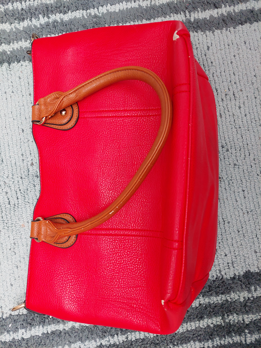 Red ladies hand bag