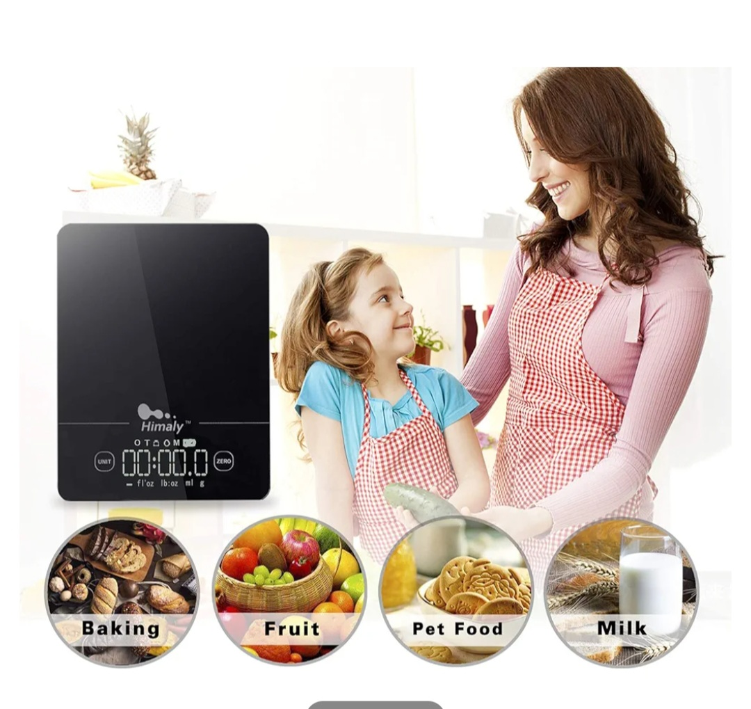 DIGITAL Food Scale, 11lbs/5kg Kitchen Scale Measurements image indicator(4)