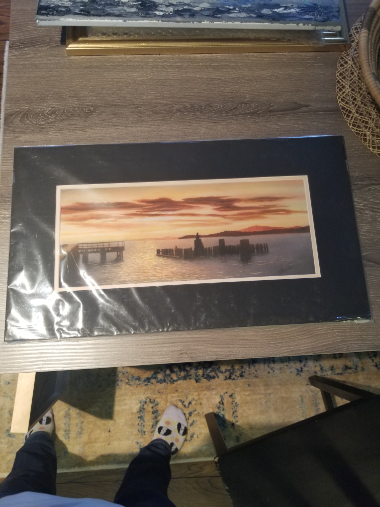 "Davis Bay Sunset" by N. Hanula print