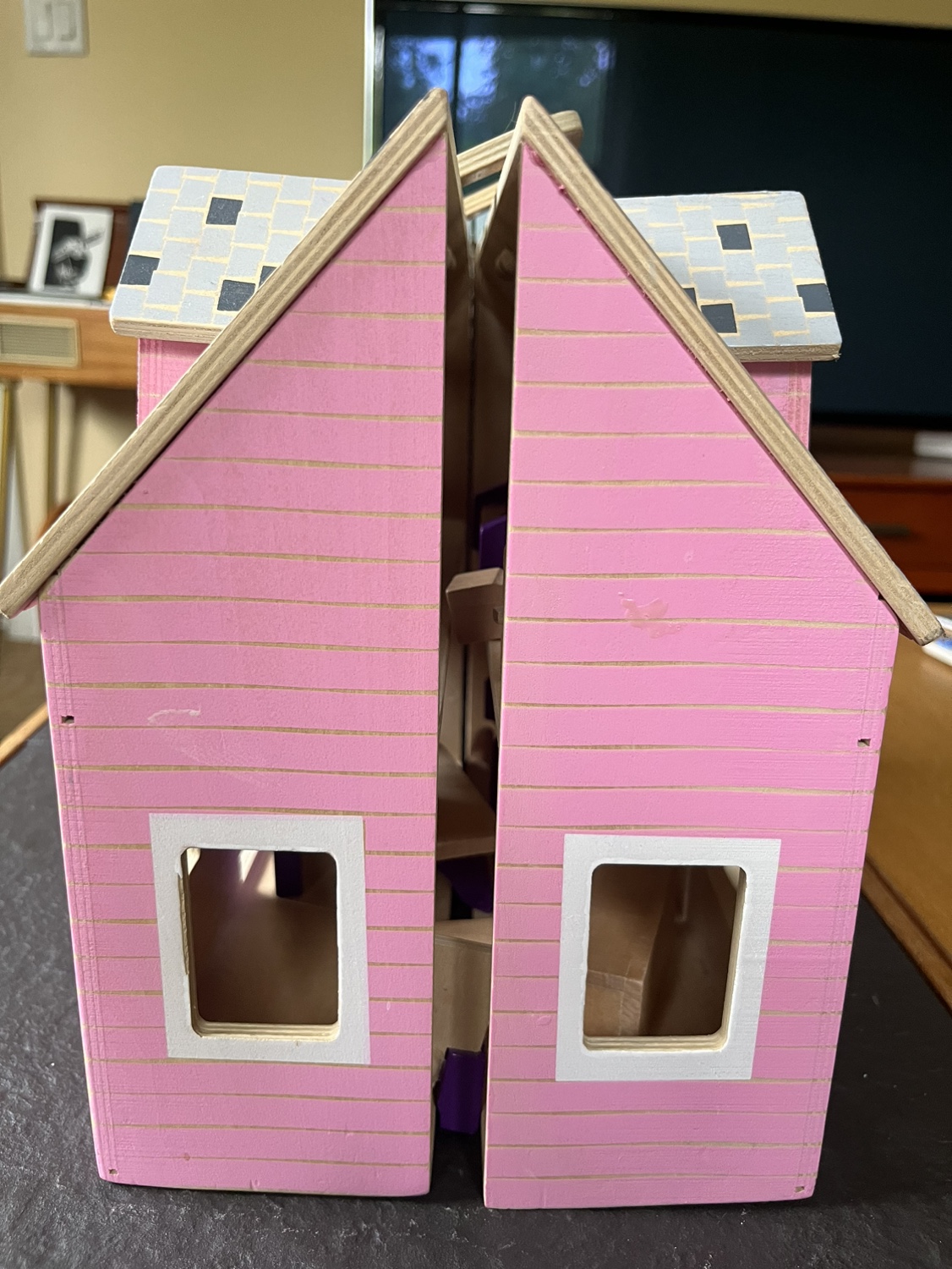Melissa and Doug fold and go mini doll house - photo 3