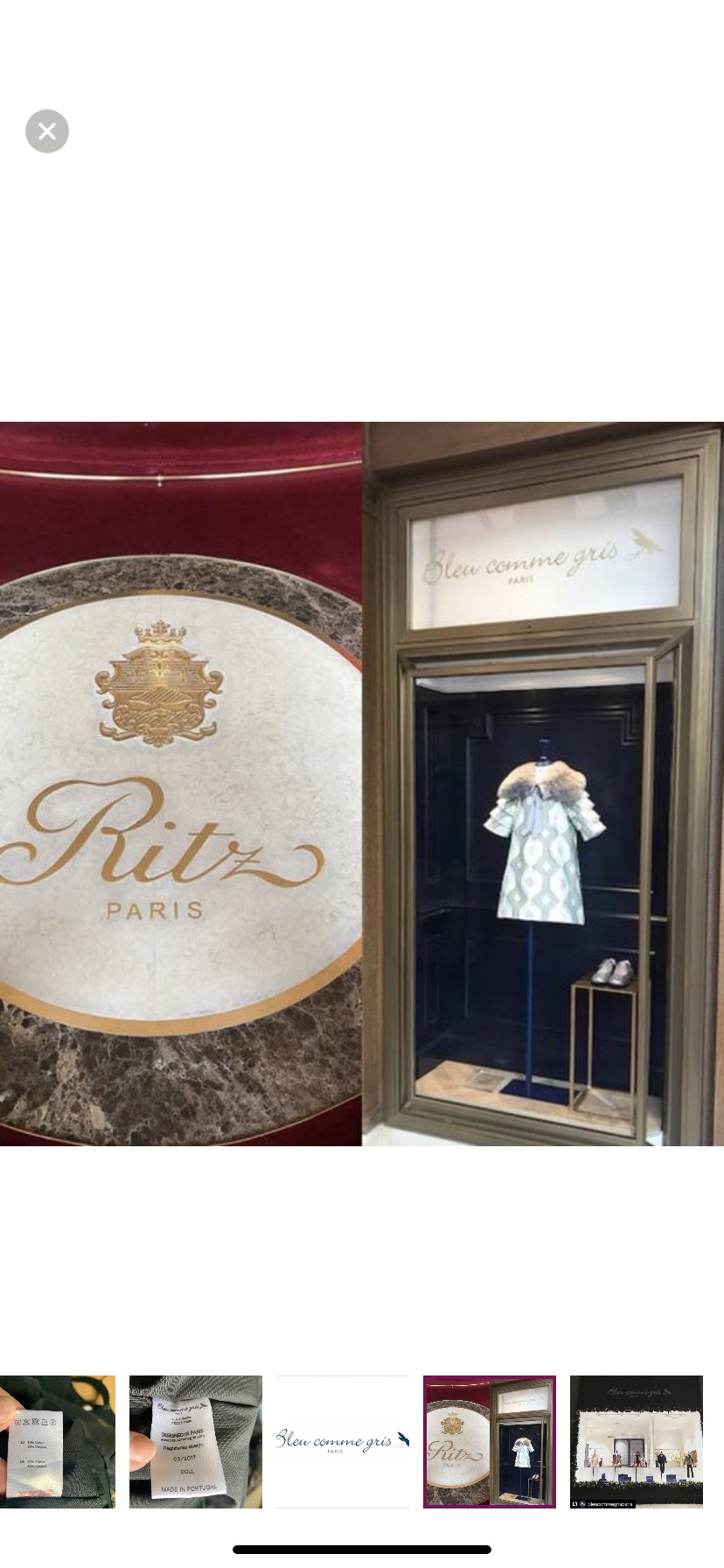 “Bleu Comme Gris PARIS” size 16 dress image indicator(7)