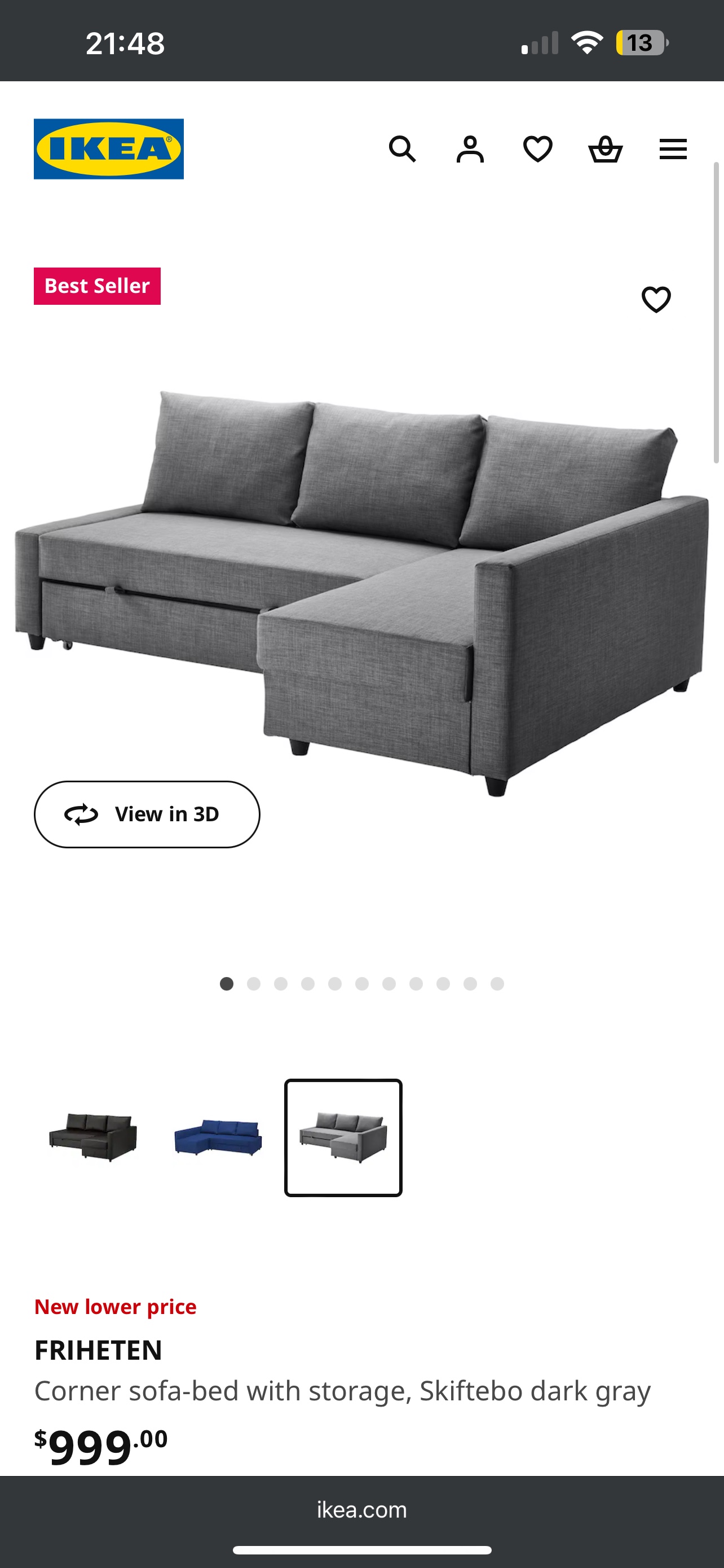 Ikea Sofa/Bed - photo 4