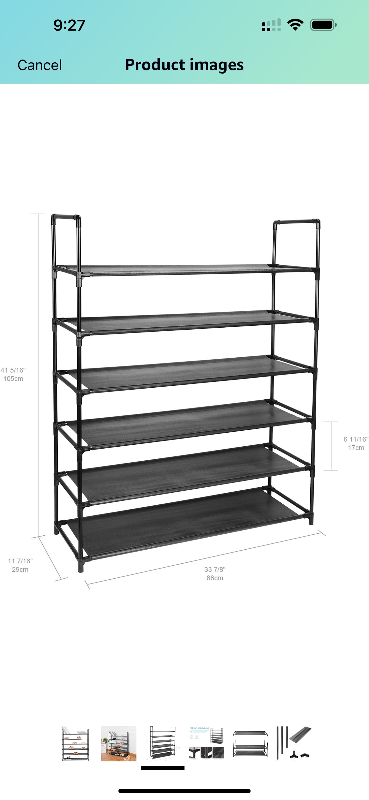 Portable Shoe Rack, 30-Pair Shoes - photo 2