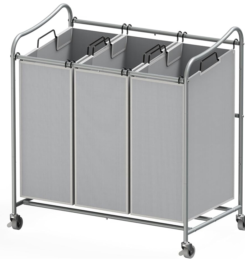 SIMPLE HOUSEWARE 3 Bag Laundry Sorter