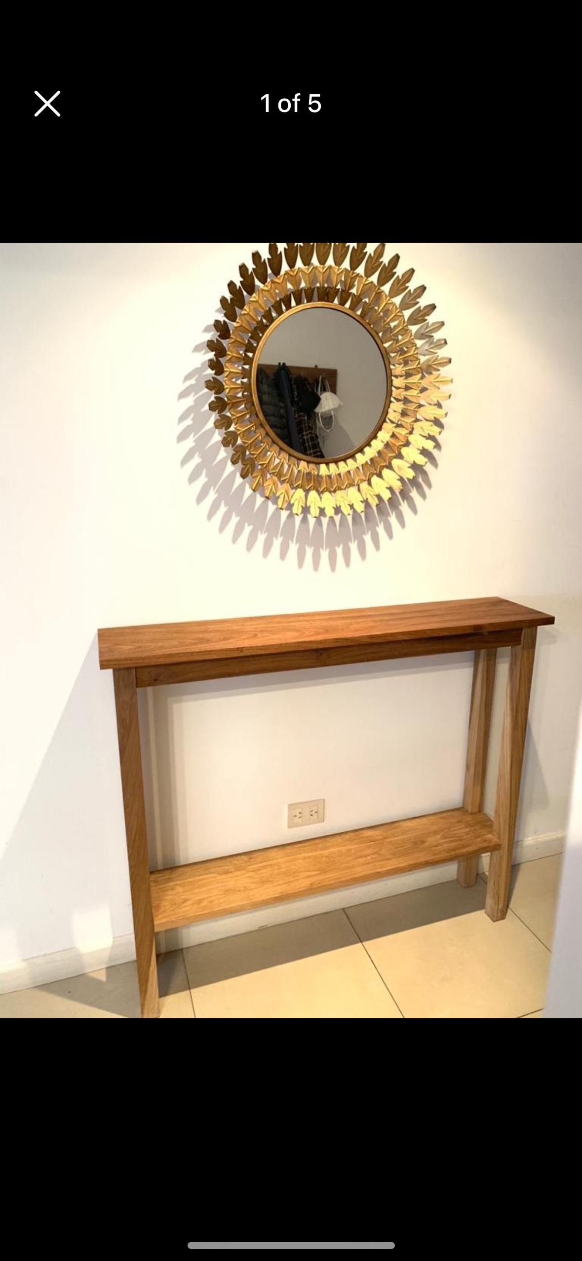 WoodenConsole table