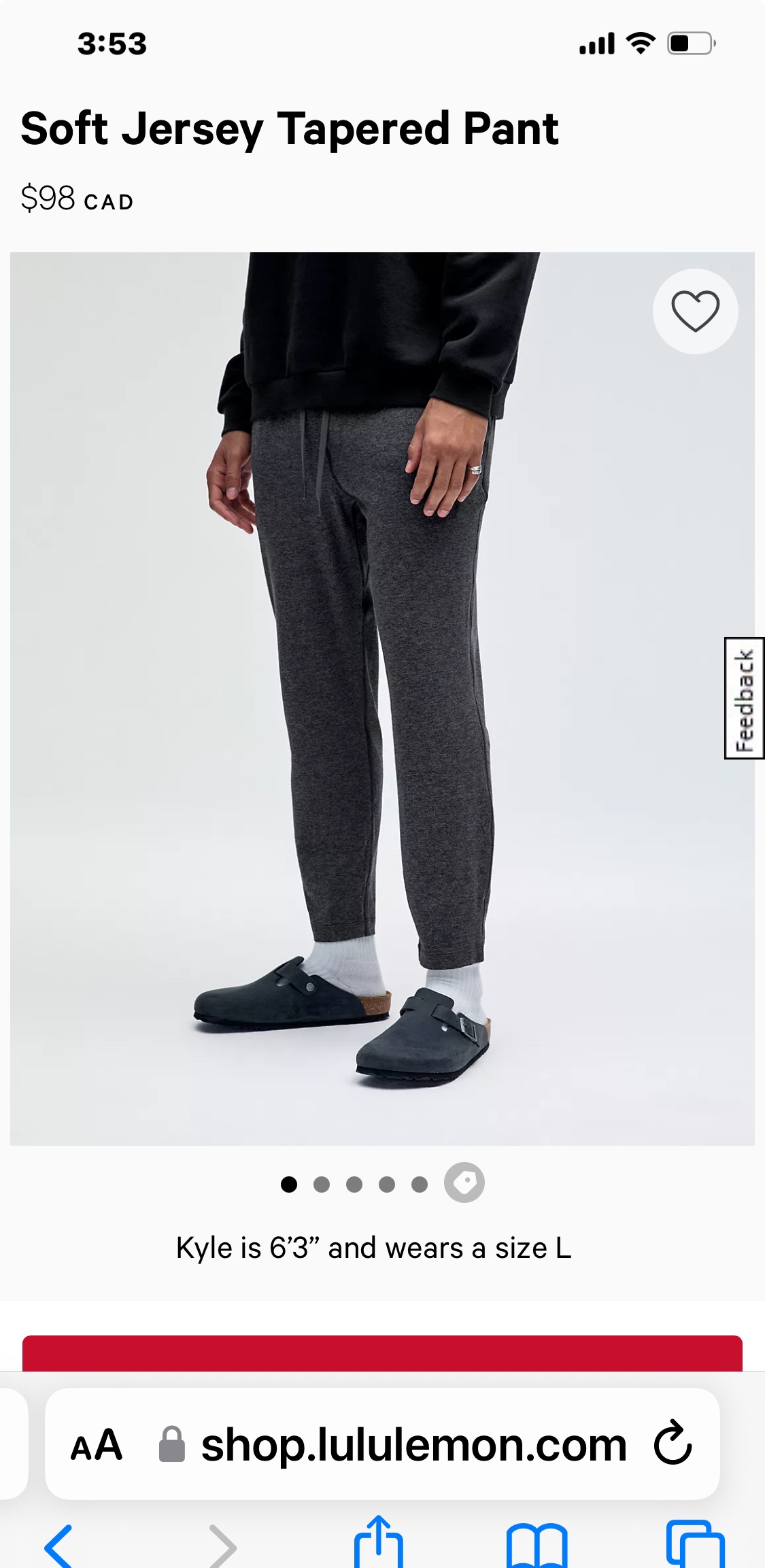 Lululemon men soft joggers - photo 4