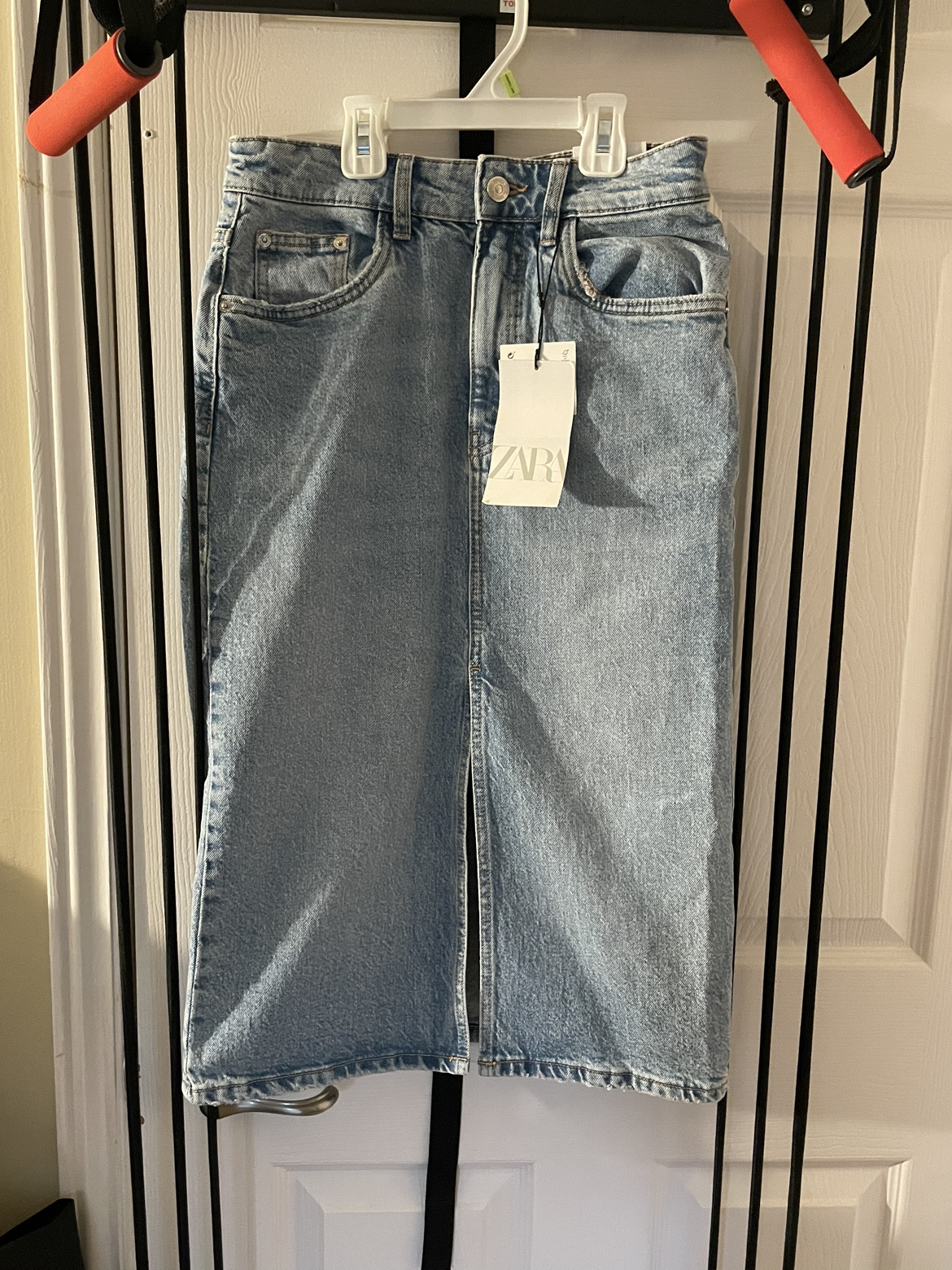 Zara High Rise Midi Skirt