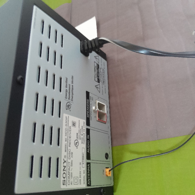 Sony HCD S30iP radio image indicator(5)