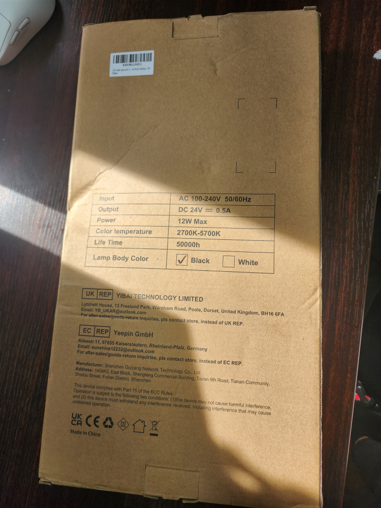 LED Dual Desk Lamp with clamp image indicator(6)