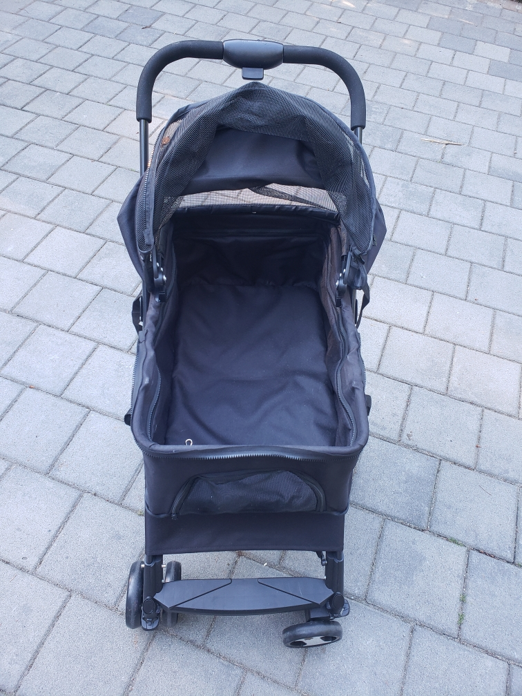 Pet Stroller 3-in-1, Foldable Cat Dog Carrier Medium 20KG image indicator(3)