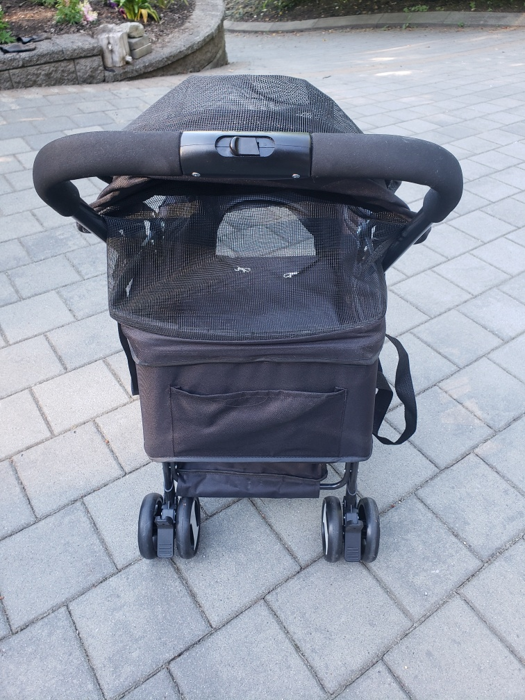 Pet Stroller 3-in-1, Foldable Cat Dog Carrier Medium 20KG image indicator(4)