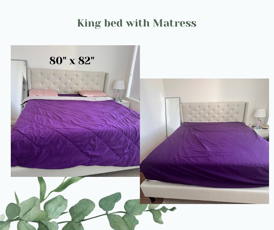 King Bed with Mattress