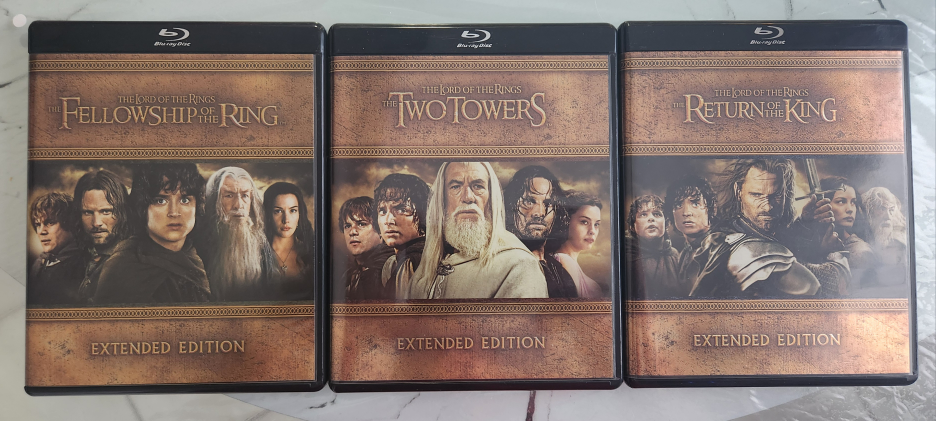 Lord of the rings extended edition Blu-ray thumbnail