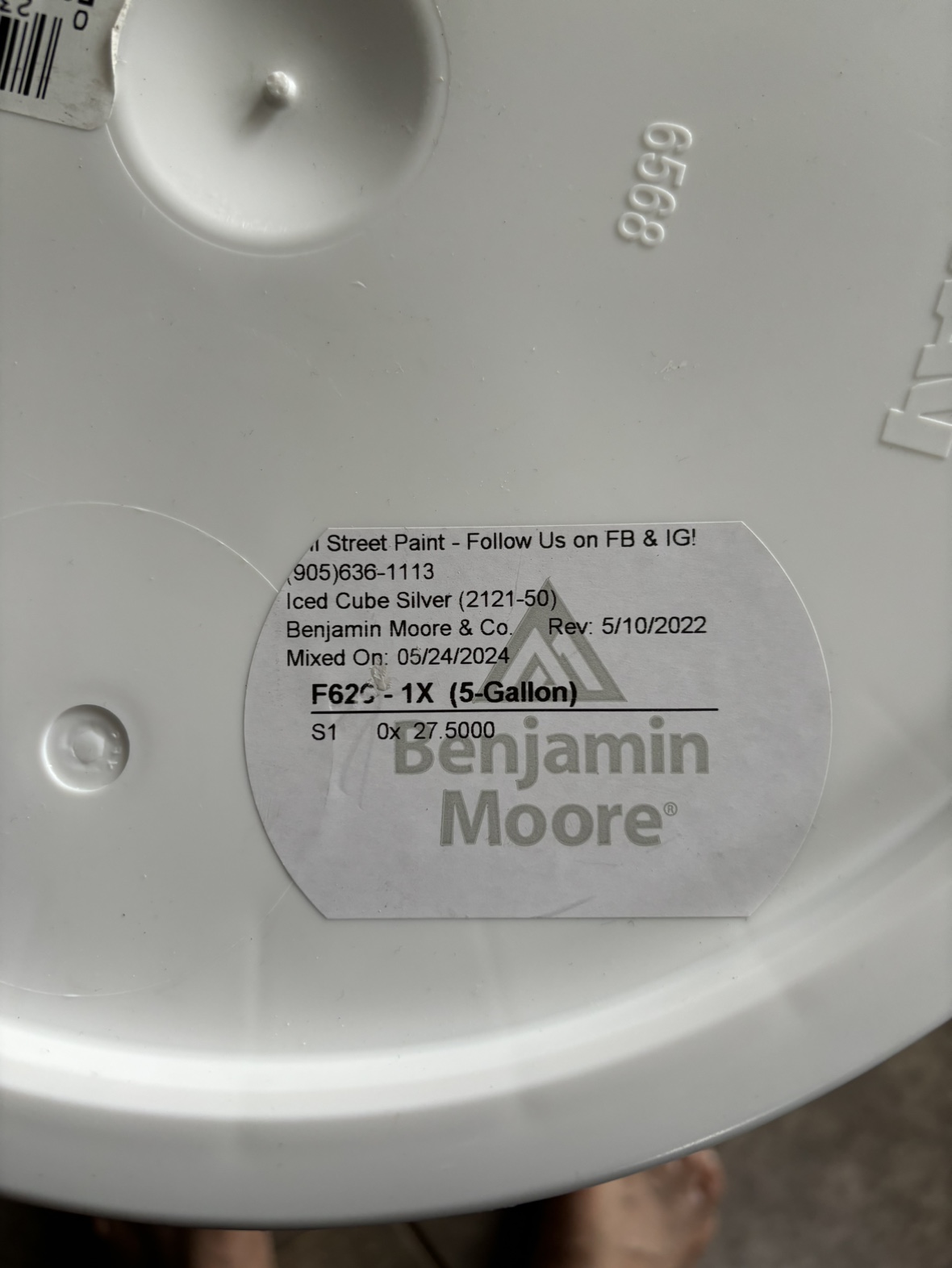 Benjamin Moore Paint - 1 Pail - Ice cubed silver colour - photo 2
