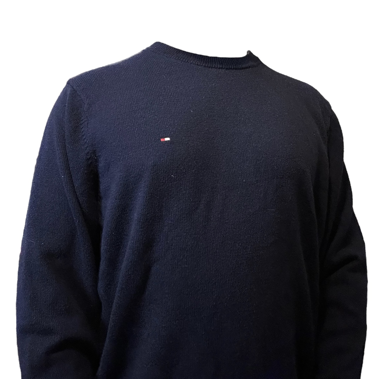 Tommy Hilfiger men’s sweater dark blue, crew neck, size XL - photo 2