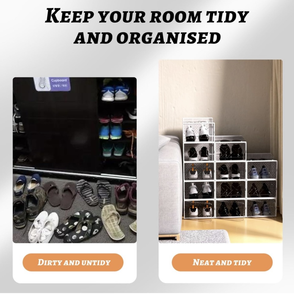 Larger Shoe Storage Boxes Organizers for Closet 9 Pack, image indicator(6)