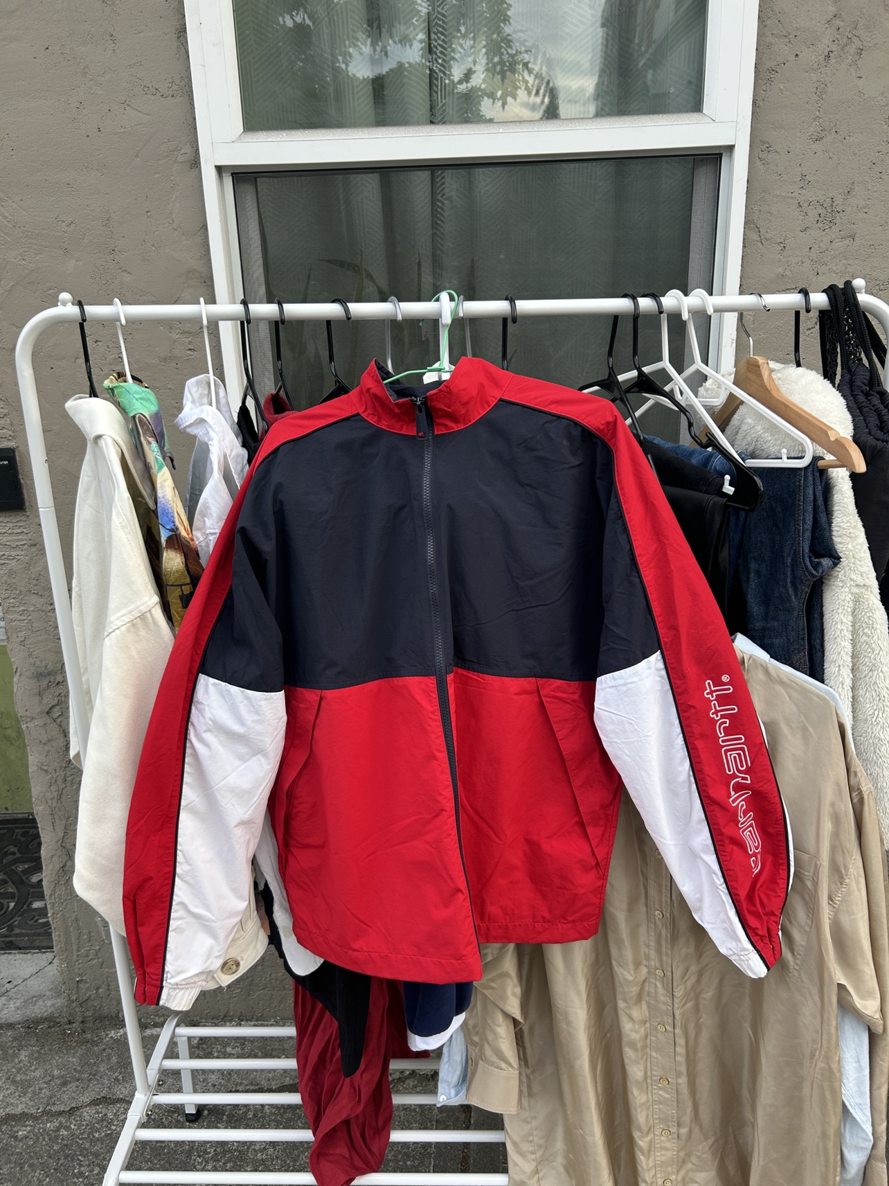 Carhartt Navy, White and Red Jacket