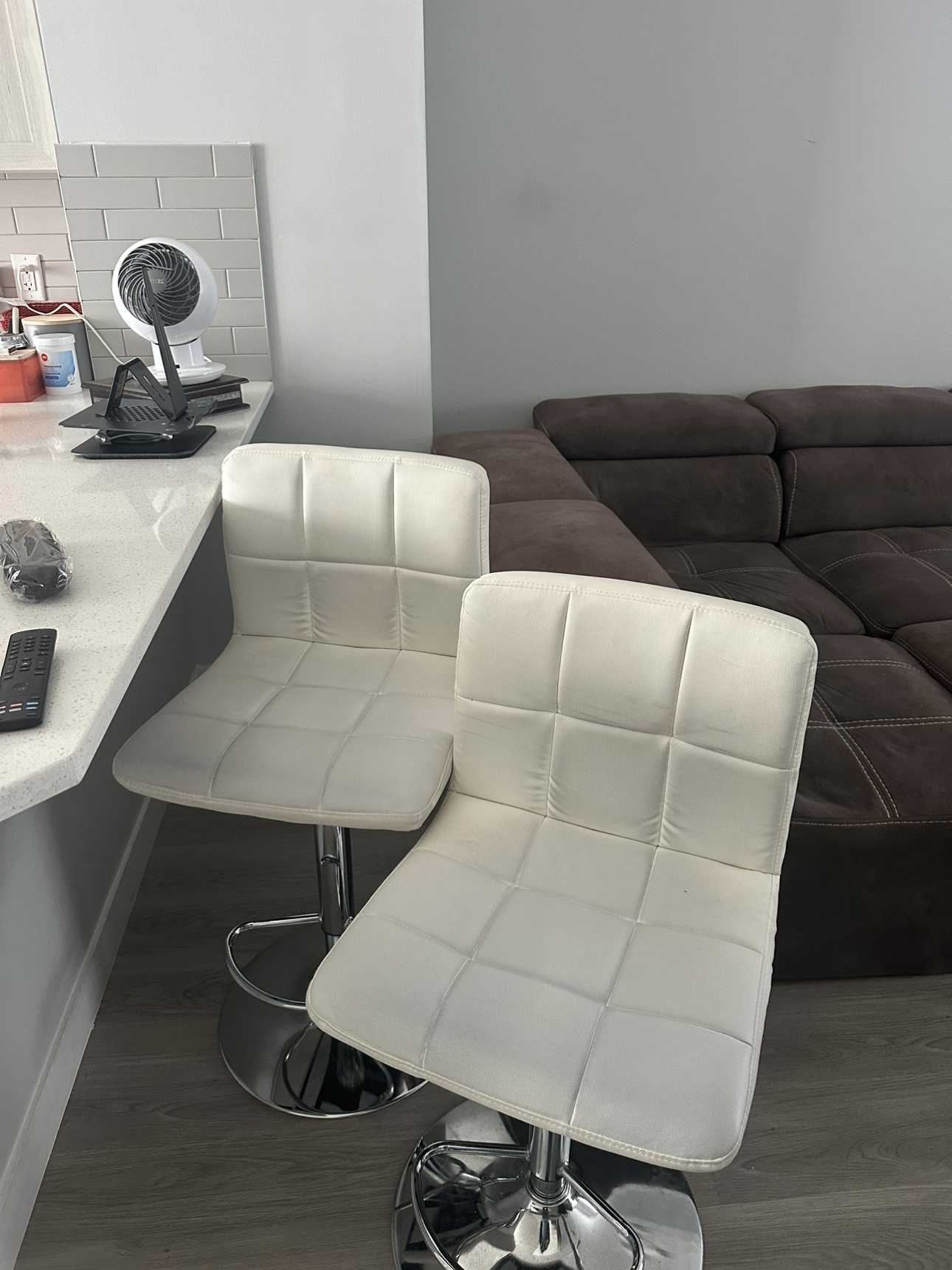 White Bar Stools - photo 2
