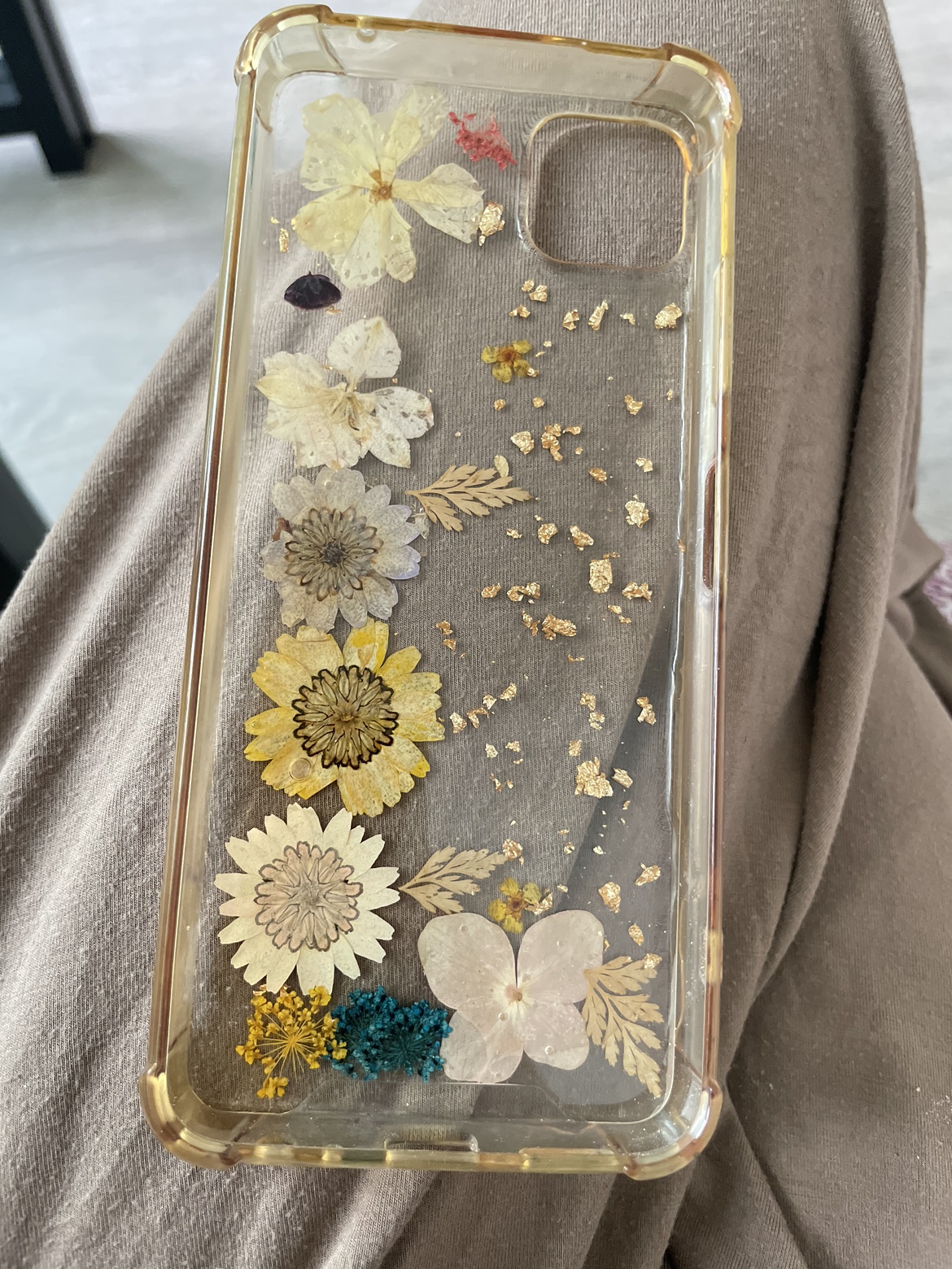 Original dried flower petals phone cover ⚽️ - photo 2