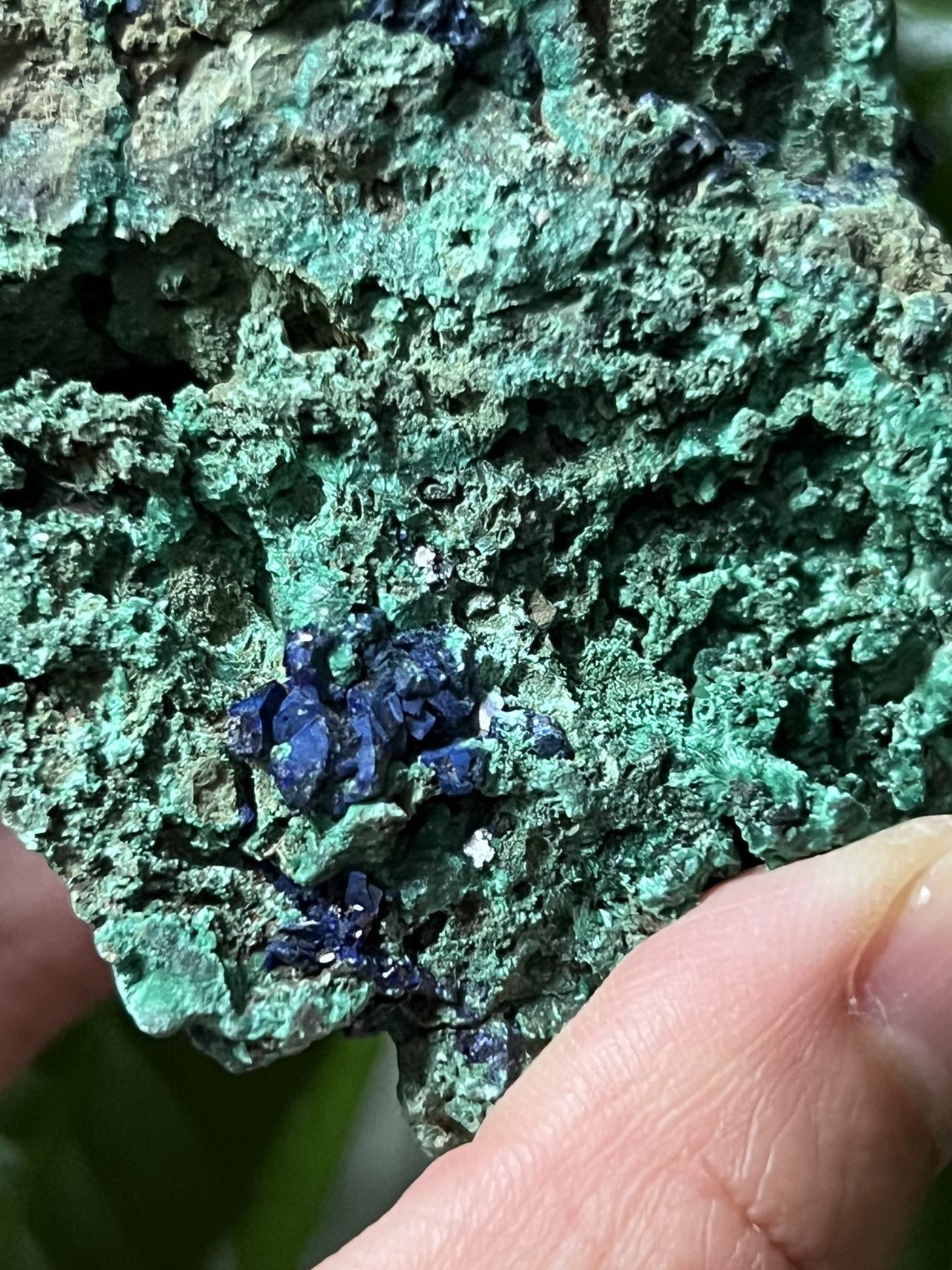 Malachite specimen (b) | crystal image indicator(6)