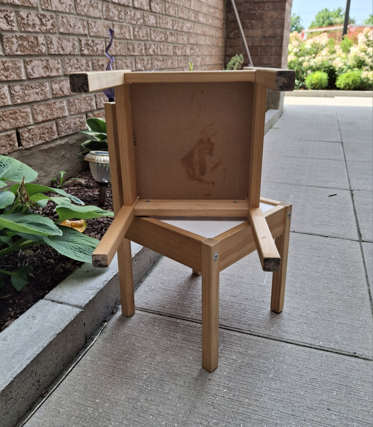 Set of two Wooden kindergarten children chairs image indicator(5)