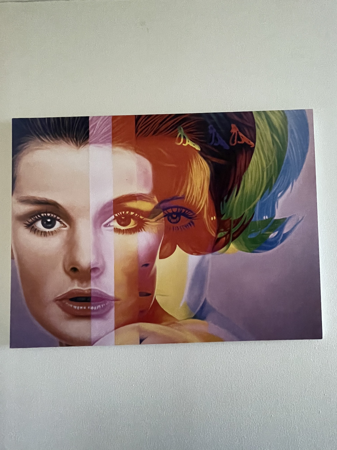 Canvas print of women