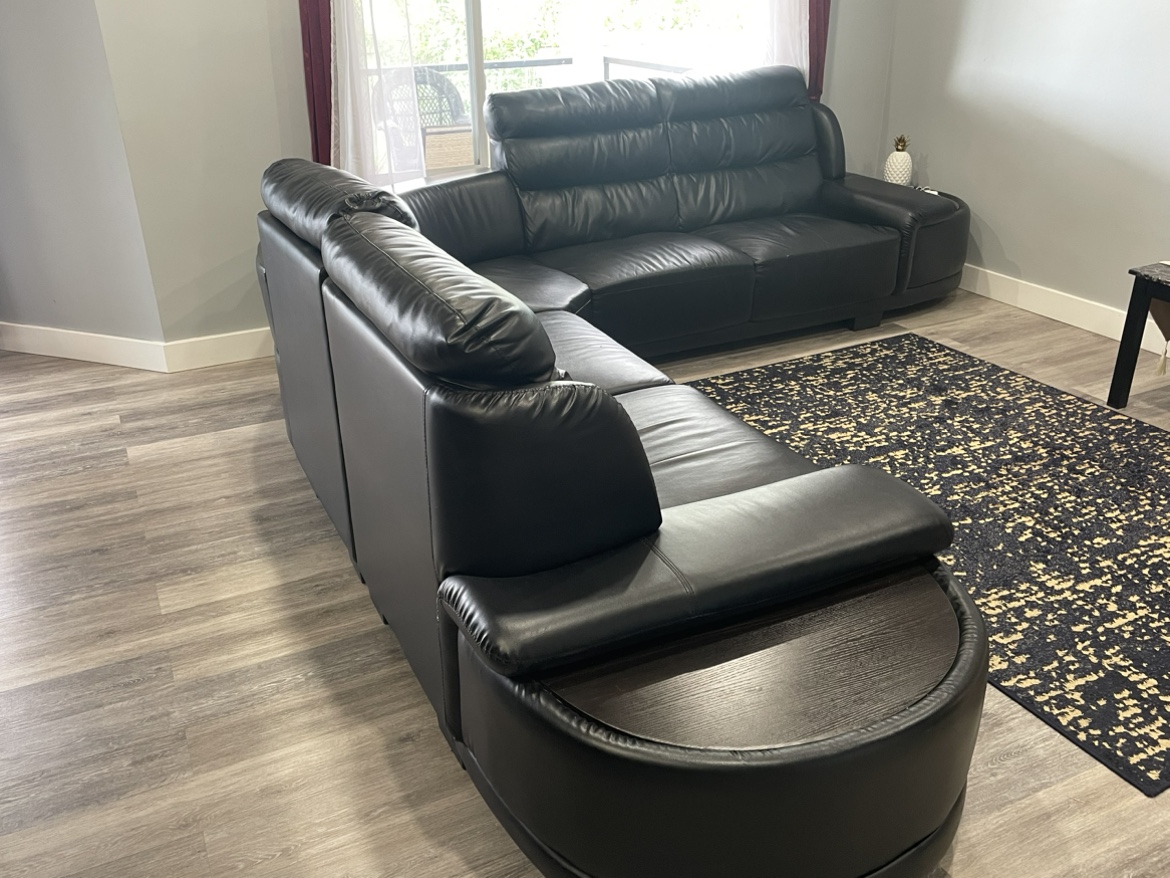 Genuine Leather couch - photo 2
