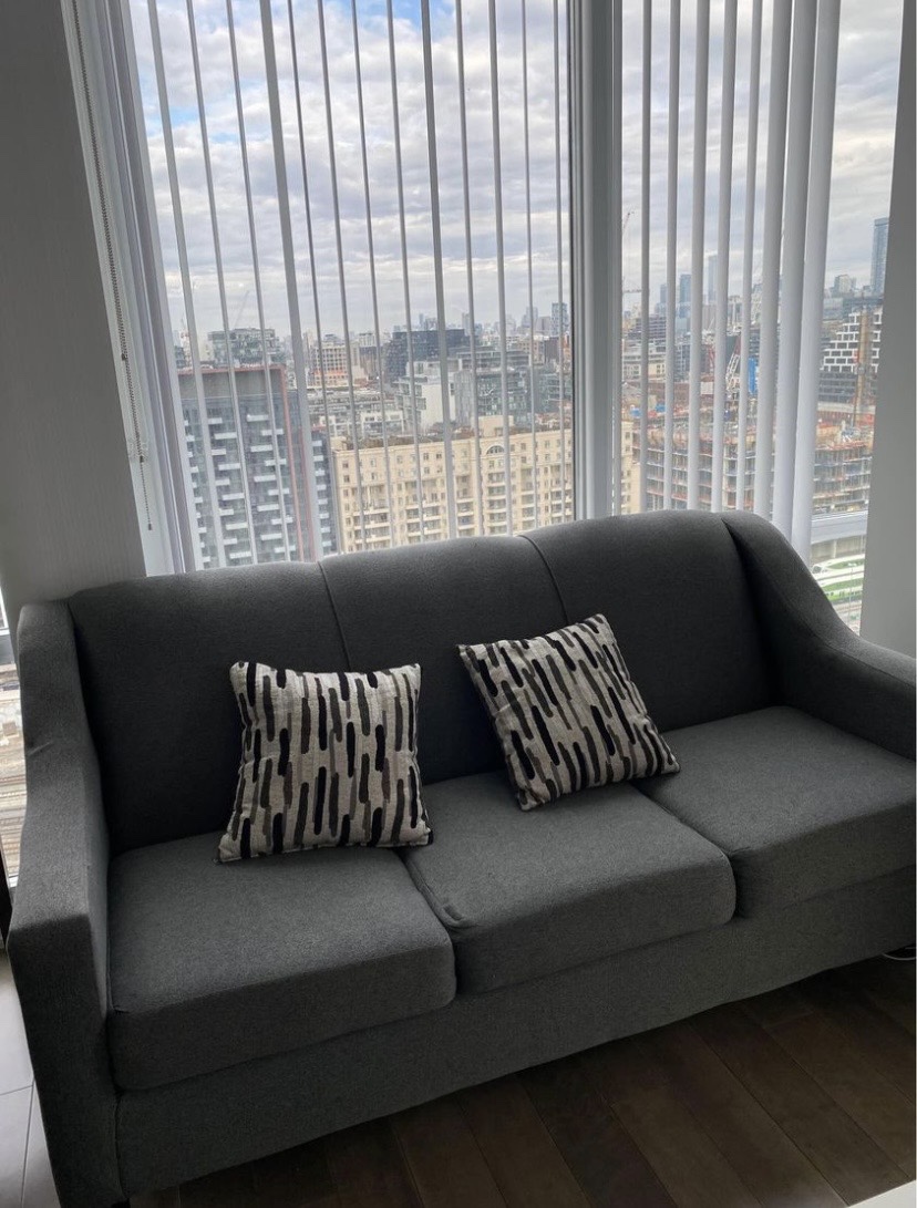 Structube grey sofa - 3 seater (69” inch) - photo 5