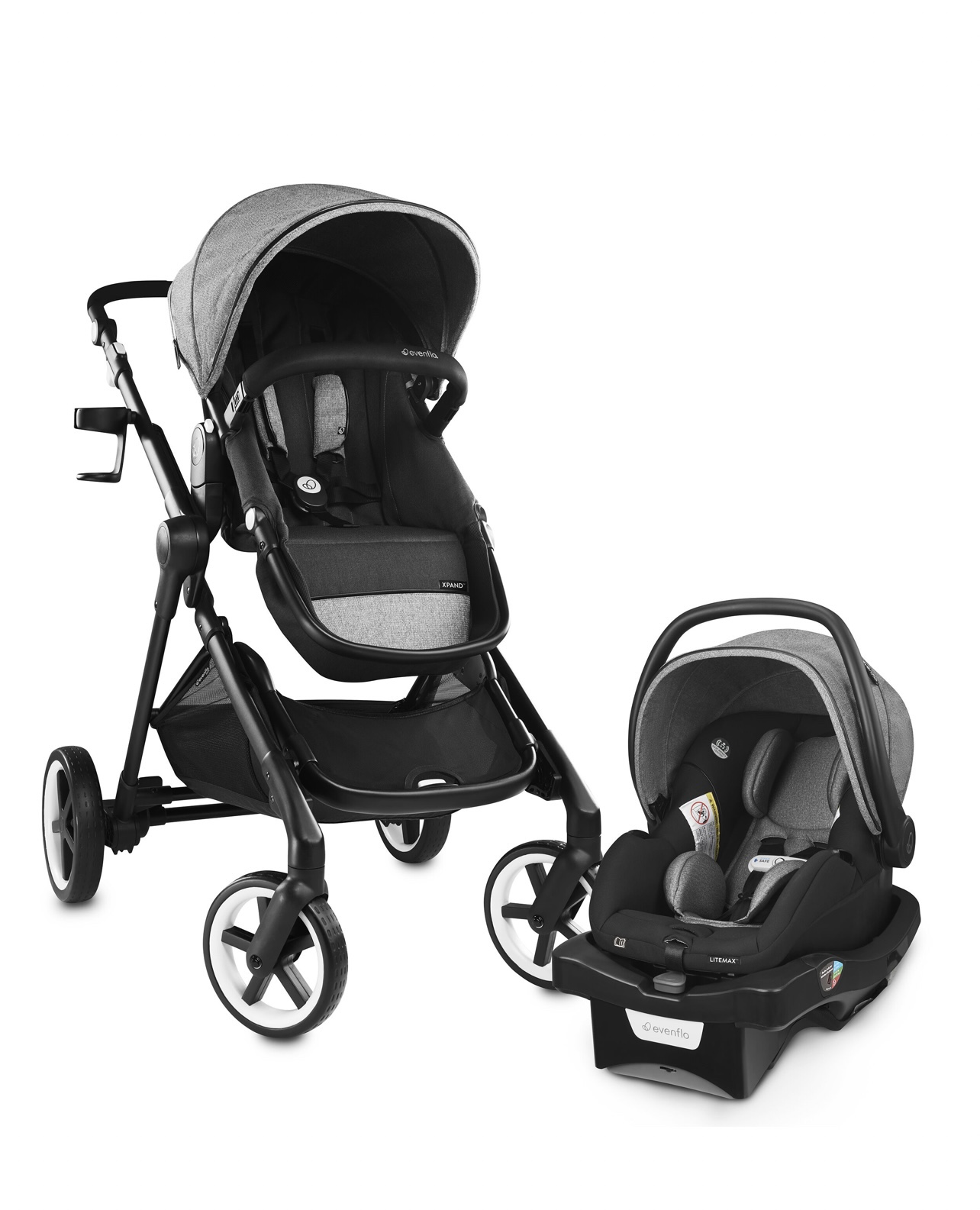 Evenflo GOLD SensorSafe Pivot Xpand Smart Modular Travel System