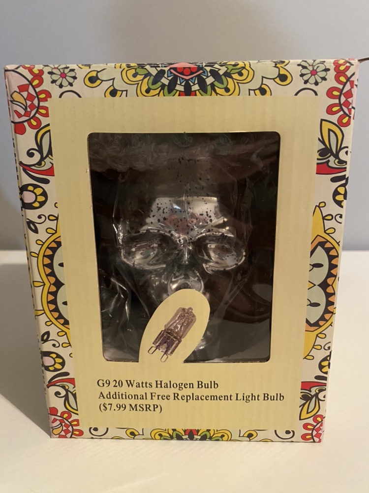 Skull touch wax burner new in box thumbnail