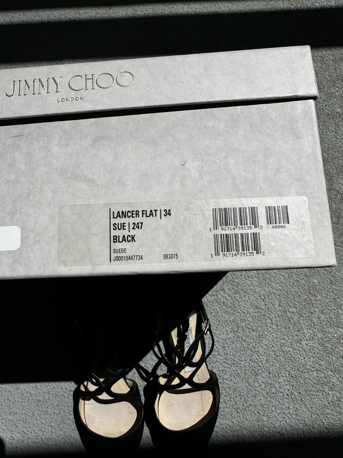 100% Authentic Jimmy Choo suede Lancer flats image indicator(7)