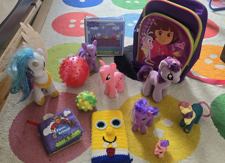Kids items (bag, unicorn,puzzel, ...) image indicator(2)
