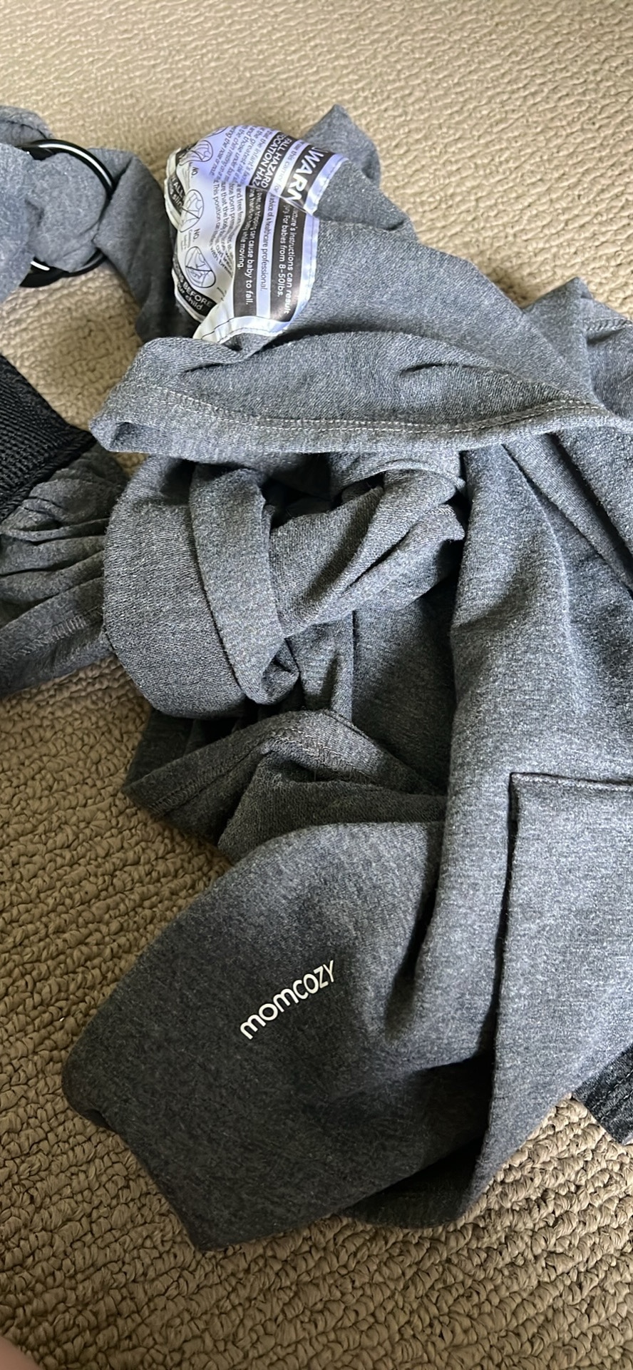 Mom cozy baby wrap
