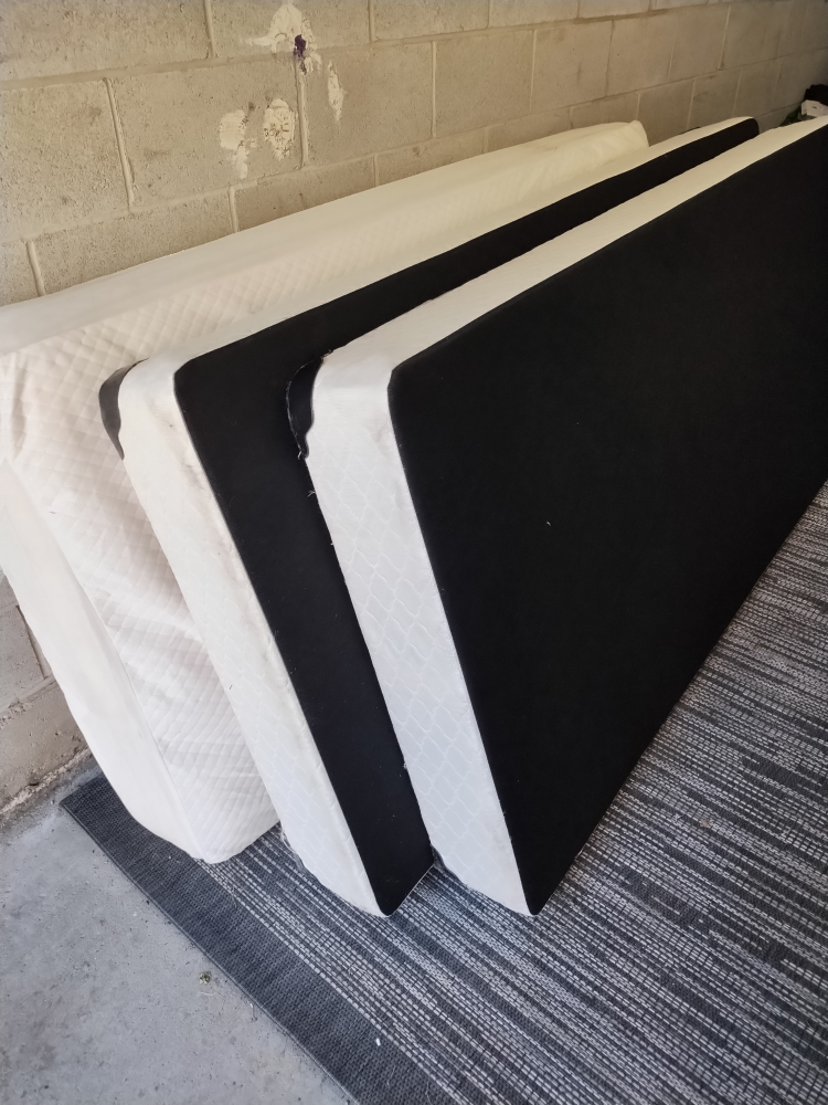 single mattress and 2 box spring