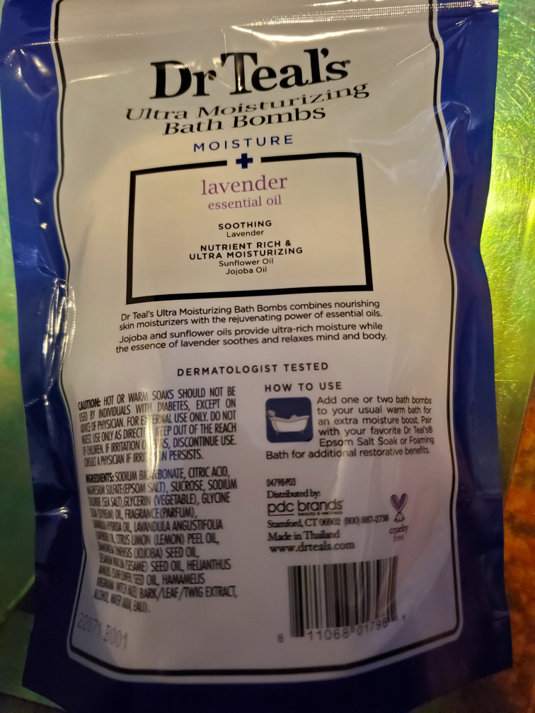 Dr. Teal's Ultra Moisturizing Bath Bombs ~ Lavender - photo 3