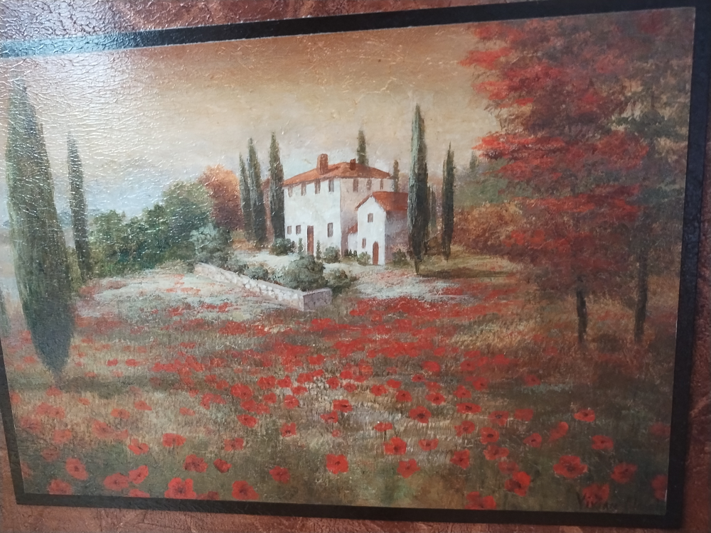 $30... Lovely Artwork 18" x 22" " Sign of the Times - photo 2
