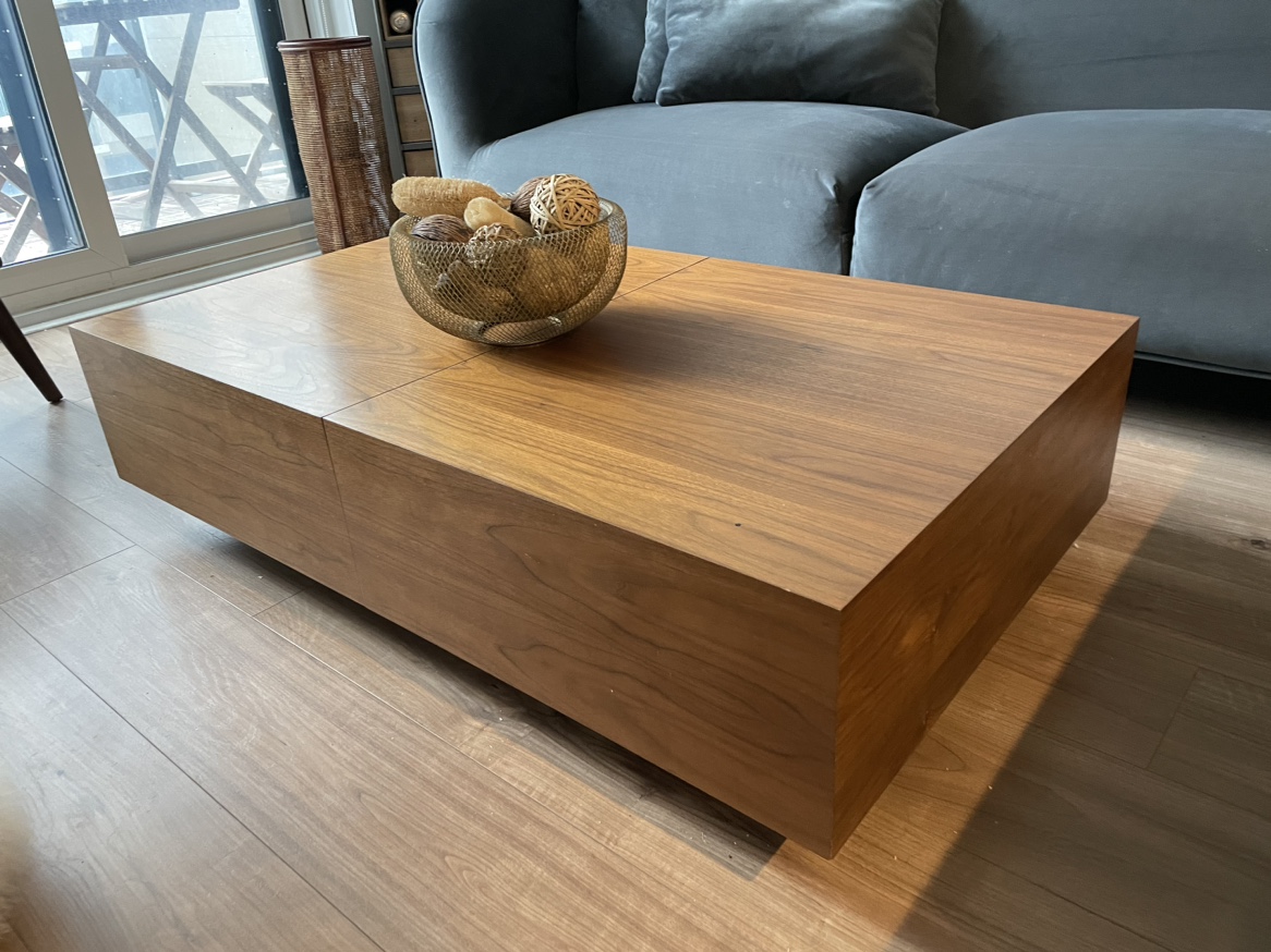 Coffee table with storage