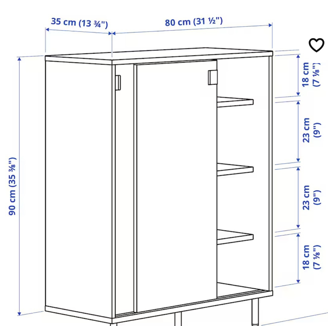 IKEA Mackapar Shoe shelf with sliding doors - photo 4