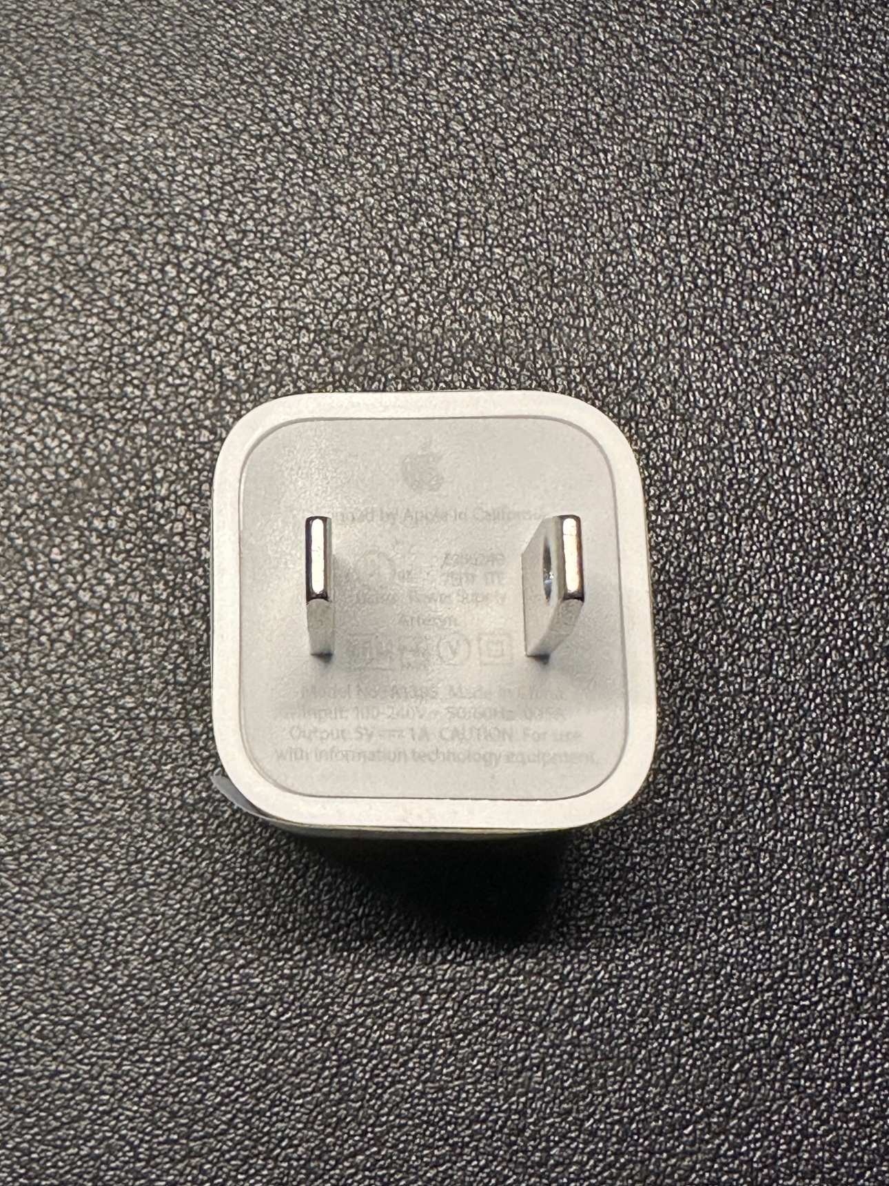 #freecycle Apple 5w USB charger image indicator(2)