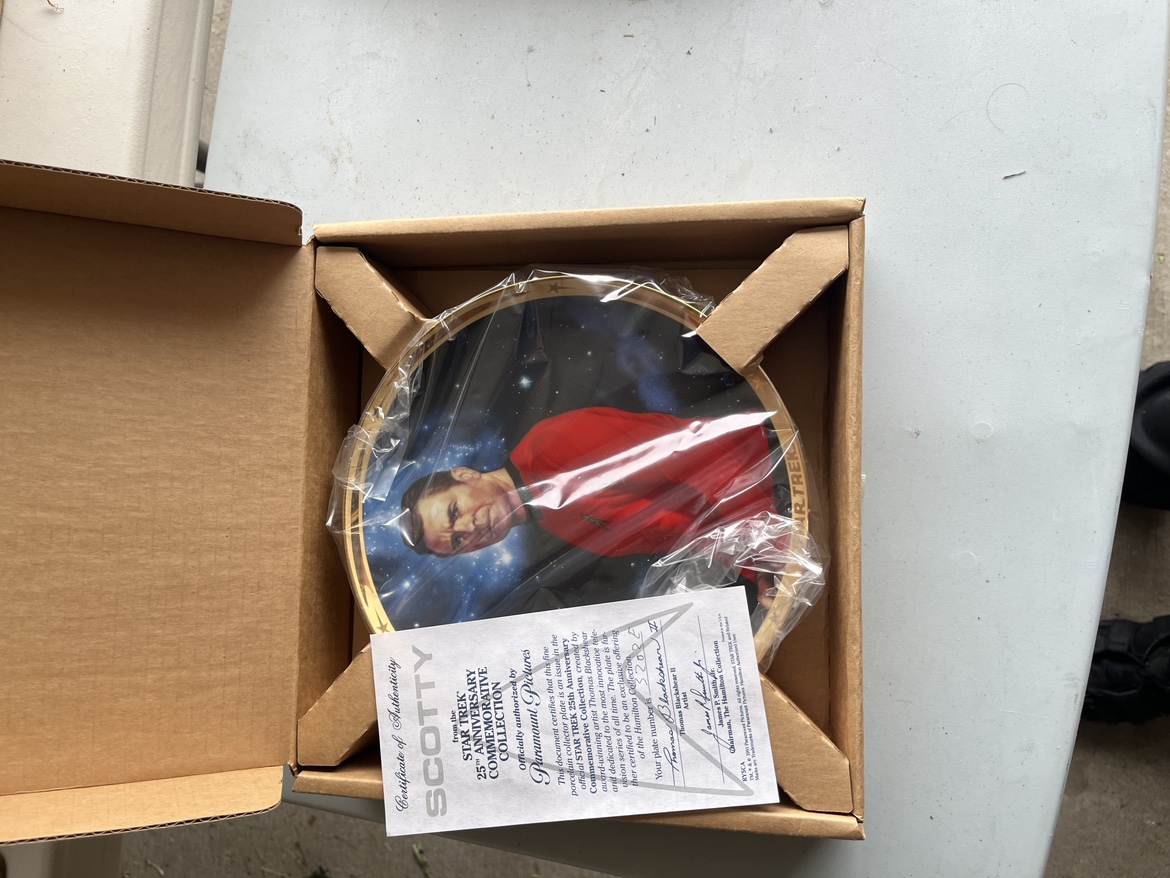 1994 Star Trek Plate Collection - photo 2