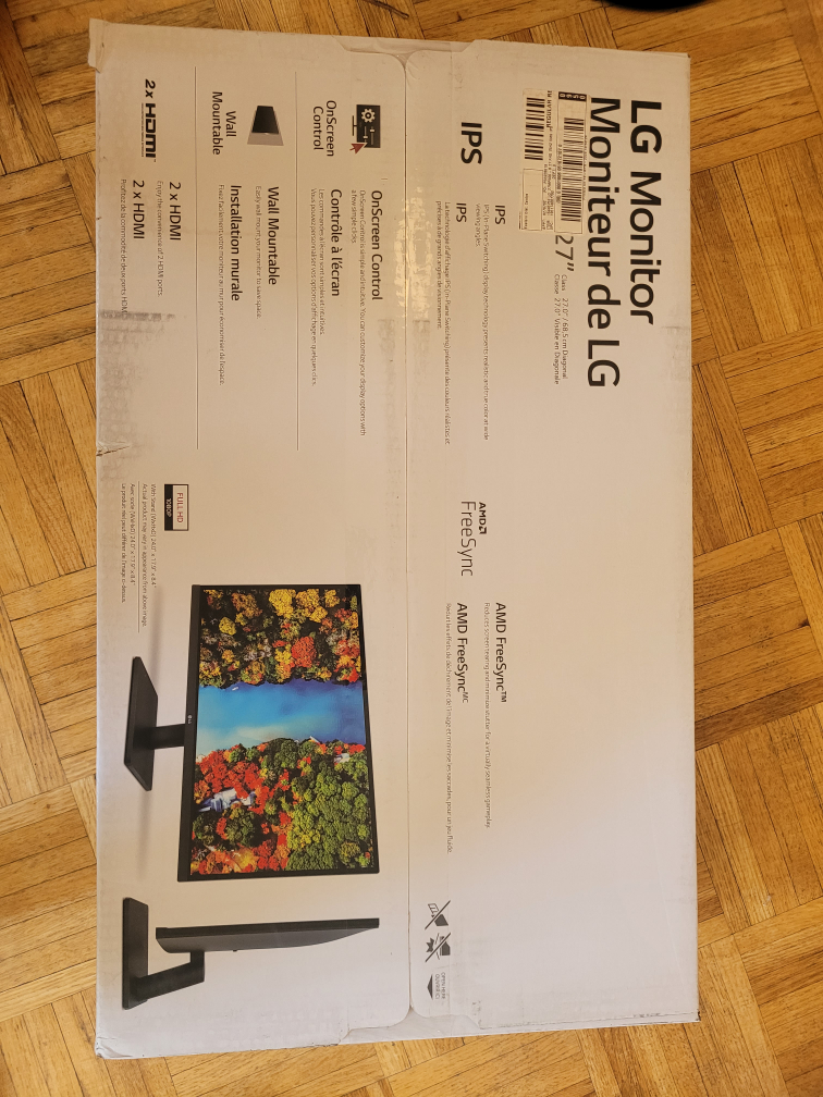 Brand New LG 27MP500 LED monitor, 27" Full HD image indicator(3)