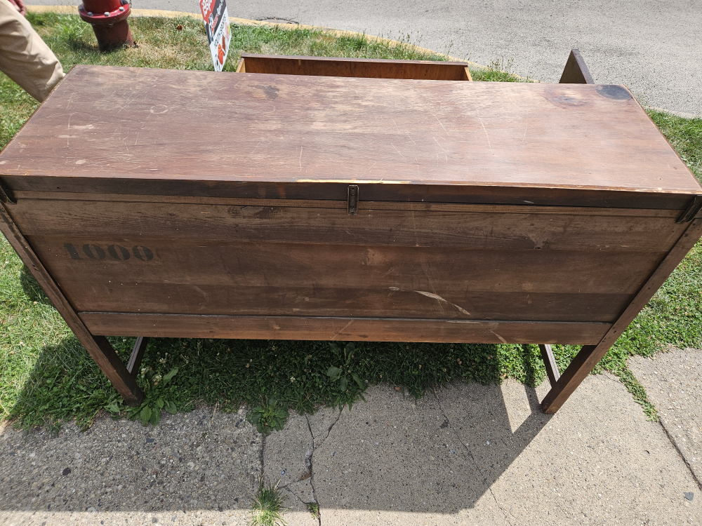 vintage buffet cabinet - photo 4
