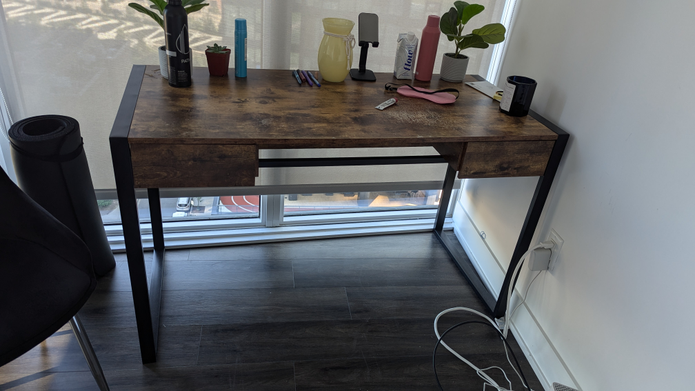 Wooden desk