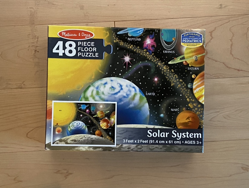 Melissa and Doug planet puzzle 48 piece thumbnail