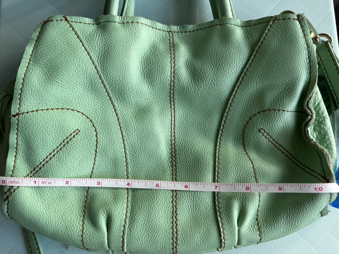 Cross-body leather bag - photo 4