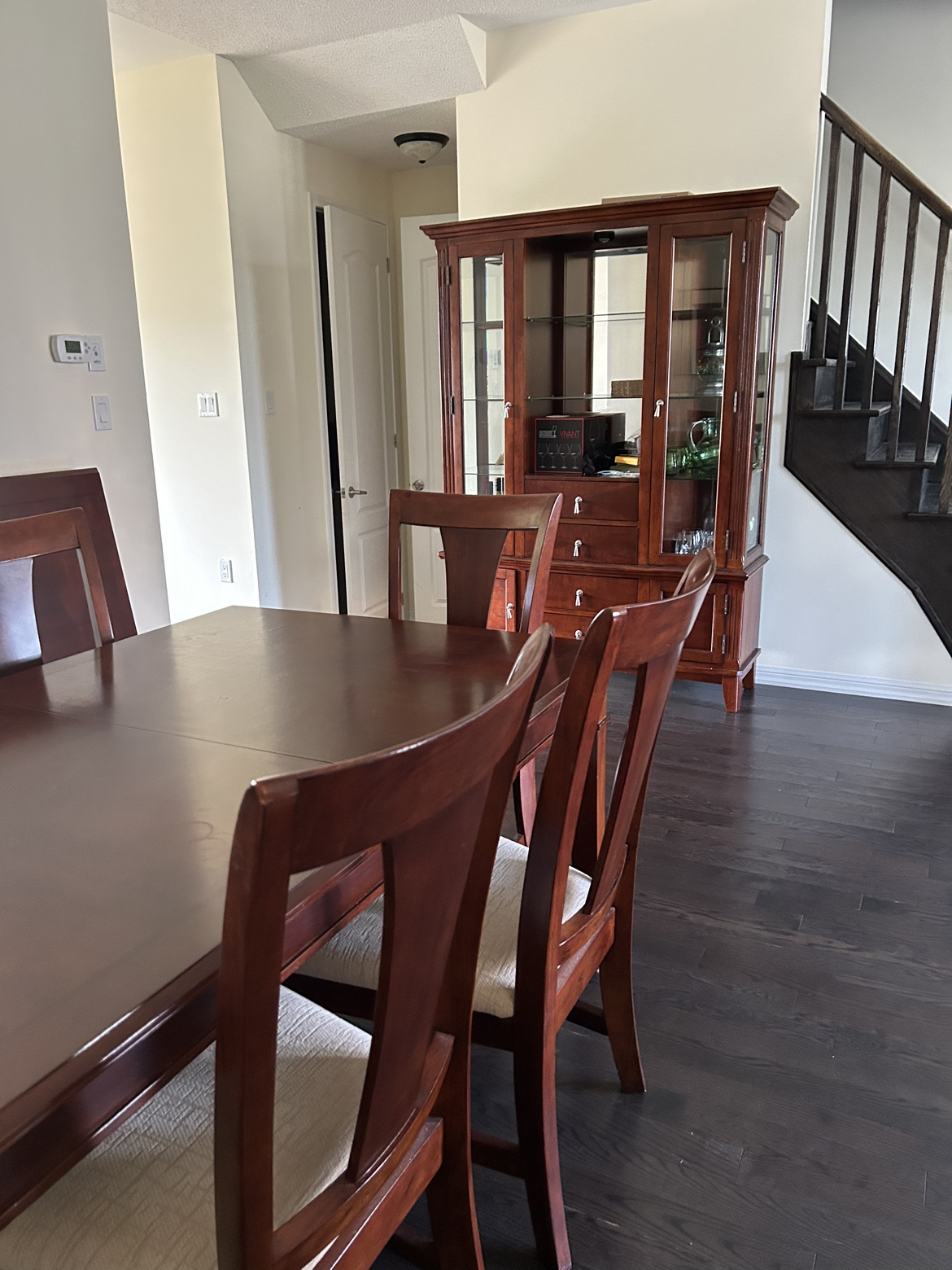 Dining Room table with  Buffet and hutch