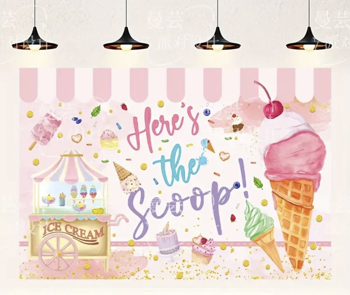Here’s the scoop icecream theme backdrop thumbnail
