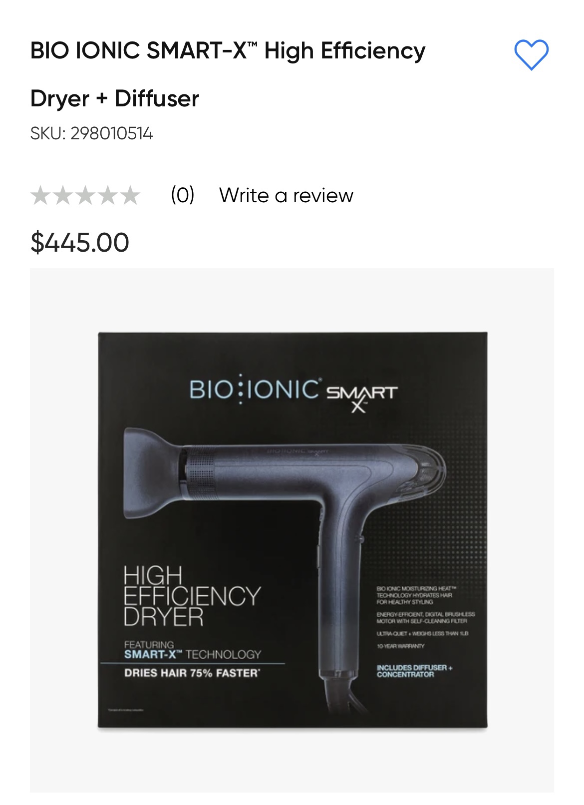 Bioionic SmartX High Efficiency Dryer - photo 2