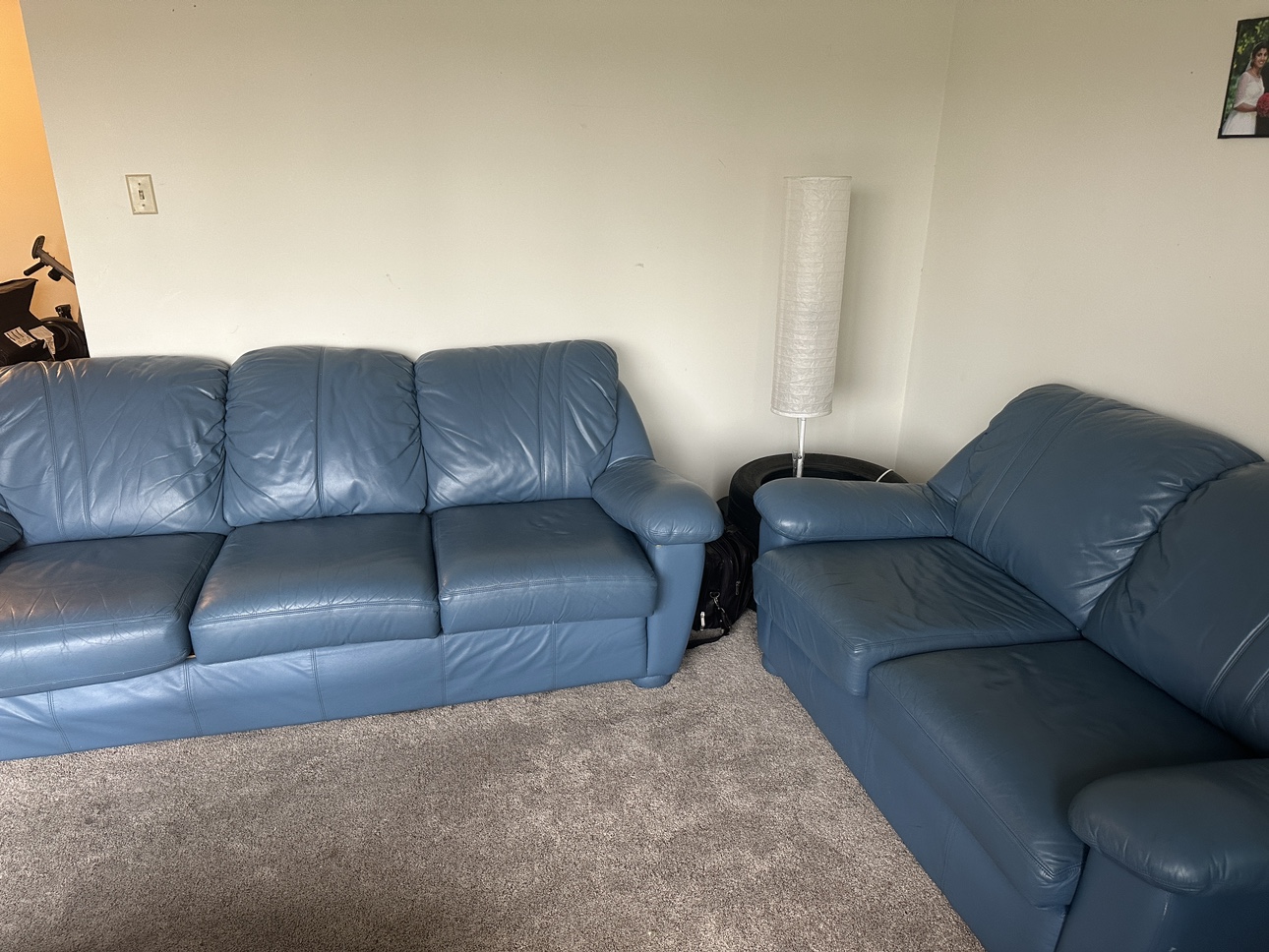 Love seat and sofa set