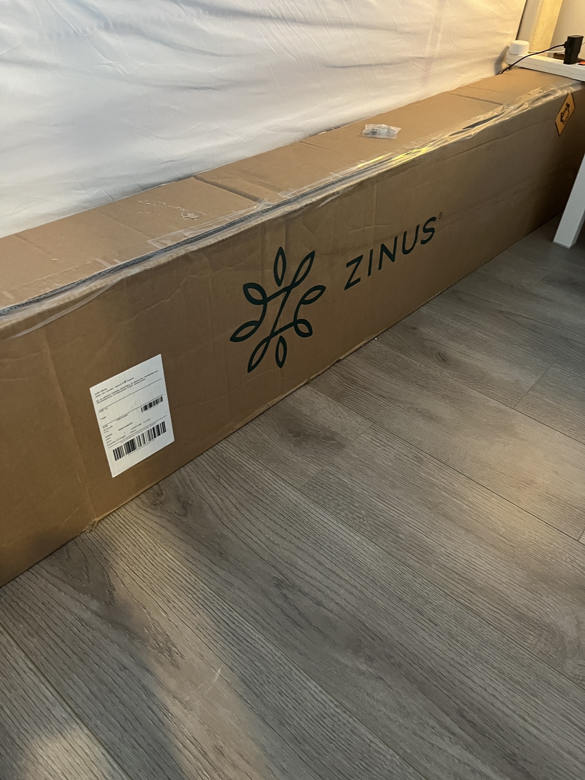 King bed frame with upholstered - photo 3